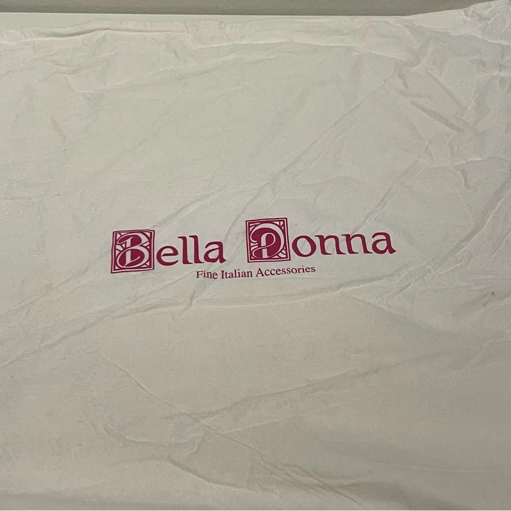 Bella Donna Italian crafted leather handbag with fringe. In Barbie pink. - Picture 11 of 12